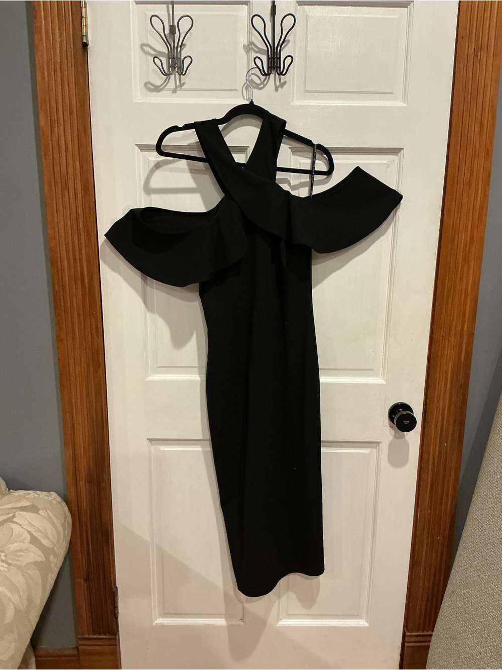 RACHEL ROY SLEEK  OFF THE SHOULDER DRESS